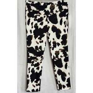 Calvin Klein Animal Print Slim Leg Ankle Pants Women's Size 8 NWT